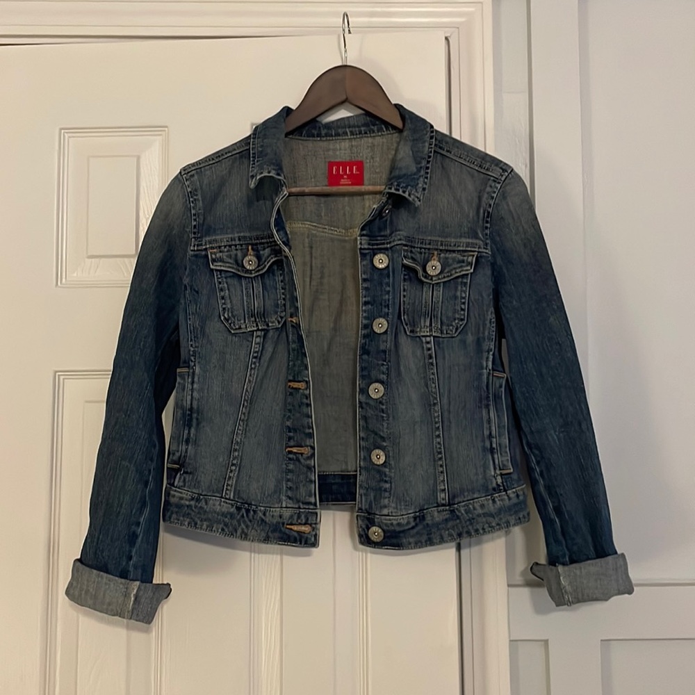 Elle Denim Crop Jacket